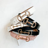 LUCA SKINNY BELTS ||  2 COLORS