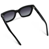 Stormi Sunglasses | Glossy Black/Black Gradient Lens
