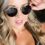 LUNA GOLD SUNGLASSES