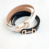 LUCA SKINNY BELTS ||  2 COLORS