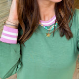 GEORGIA GREEN OLIVE DRESS