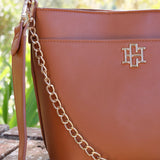 BRIELLE BUCKET BAG CAMEL