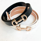 LUCA SKINNY BELTS ||  2 COLORS