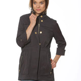 ANNA RAIN JACKET || CHARCOAL