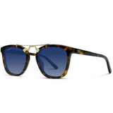 Demi Sunglasses | Whiskey Brown Tortoise/ Blue Gradient Lens