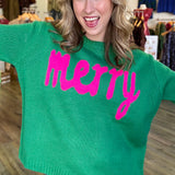 Merry Kelly Green Sweater