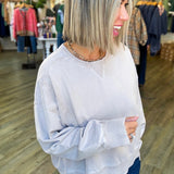 DILLY VINTAGE TAUPE SWEATSHIRT