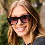 EMMA SUNGLASSES || BLACK