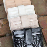 TATE CARD HOLDER WALLET || BLACK PATENT LQ
