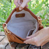 BRIELLE BUCKET BAG CAMEL