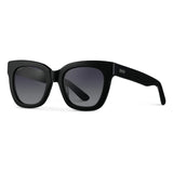 Stormi Sunglasses | Glossy Black/Black Gradient Lens