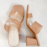 BAGAN APRICOT CLEAR HEEL