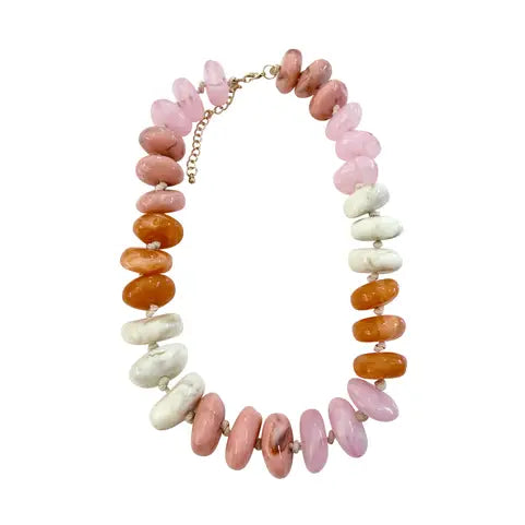 Delray Chunky Beaded Necklace
