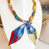 CHAIN SCARF NECKLACE || 5 STYLES