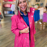 ANNA RAIN JACKET || DUSTY ROSE