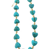 Charlie Heart Beaded Statement Necklace