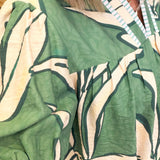Tara Geometric Green Blouse