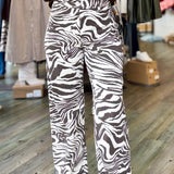 Zebra Print Pants