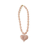 Roxie Pink Beaded Necklace