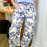 Pasha Floral Barrel Jeans