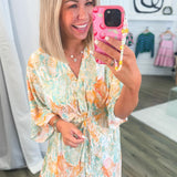 SPRING BREAK MULTI PRINT DRESS