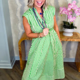 Rylee Striped Midi Dress