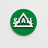 Delta State Green Game Day Button