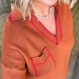 Ginger Red Sweater