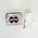 VARSITY PATCH CLEAR CROSSBODY