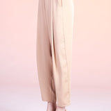 Swanky Silk Tapered Pant || 2 COLORS