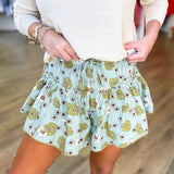 MADDIE MINT FLORAL SHORTS