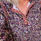 Katy Floral Print Long Sleeve Blouse