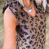 Cynthia Leopard Top