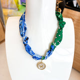 SCARF SINGLE CHARM NECKLACES ||  6 STYLES