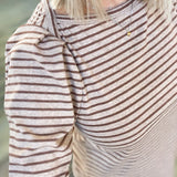 MIDDLE OF THE ROAD STRIPED TOP