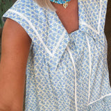 FAITH FLORAL COLLARED MINI DRESS
