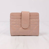 TATE CARD HOLDER WALLET || TAUPE PATENT LQ