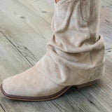 Slouched Western Ankle Boot
