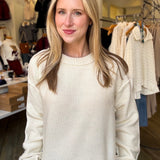 LILLIAN IVORY KNIT SWEATER