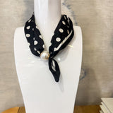 Accented Pearl Scarf Choker