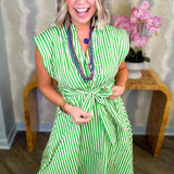 Rylee Striped Midi Dress