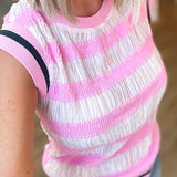 FUNNY BUNNY STRIPED TOP