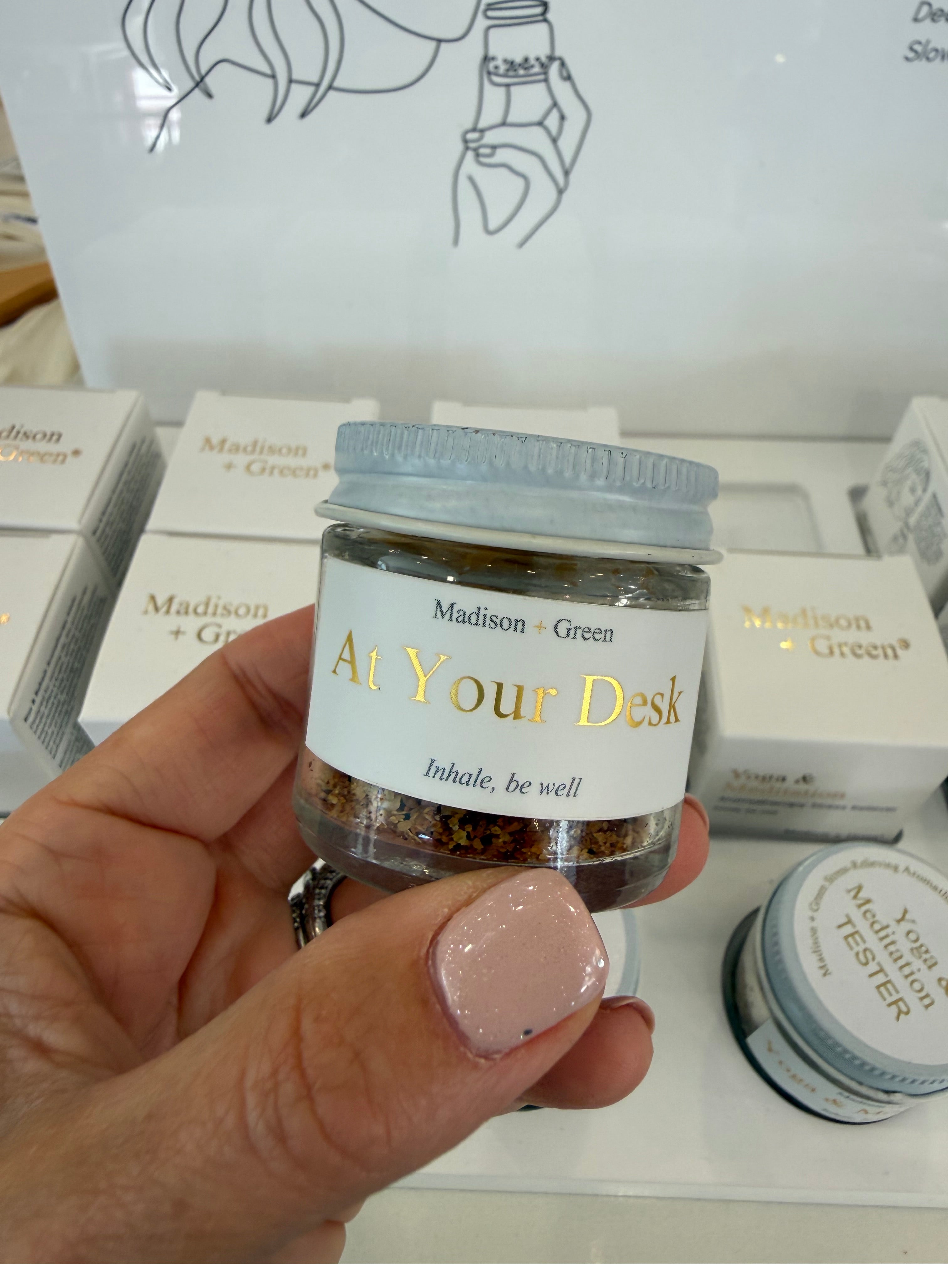 Madison Green Aromatherapy Jars