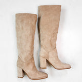FYNN BEIGE SUEDE BOOTS