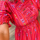 BAHAMAS FLORAL MIDI DRESS