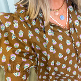 Floral Fall Blouse