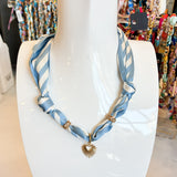SCARF CHARM NECKLACES
