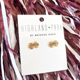 MSU Gold Stud Earring || 2 Styles