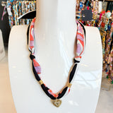 SCARF CHARM NECKLACES