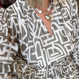 Nova Patterned Mini Dress